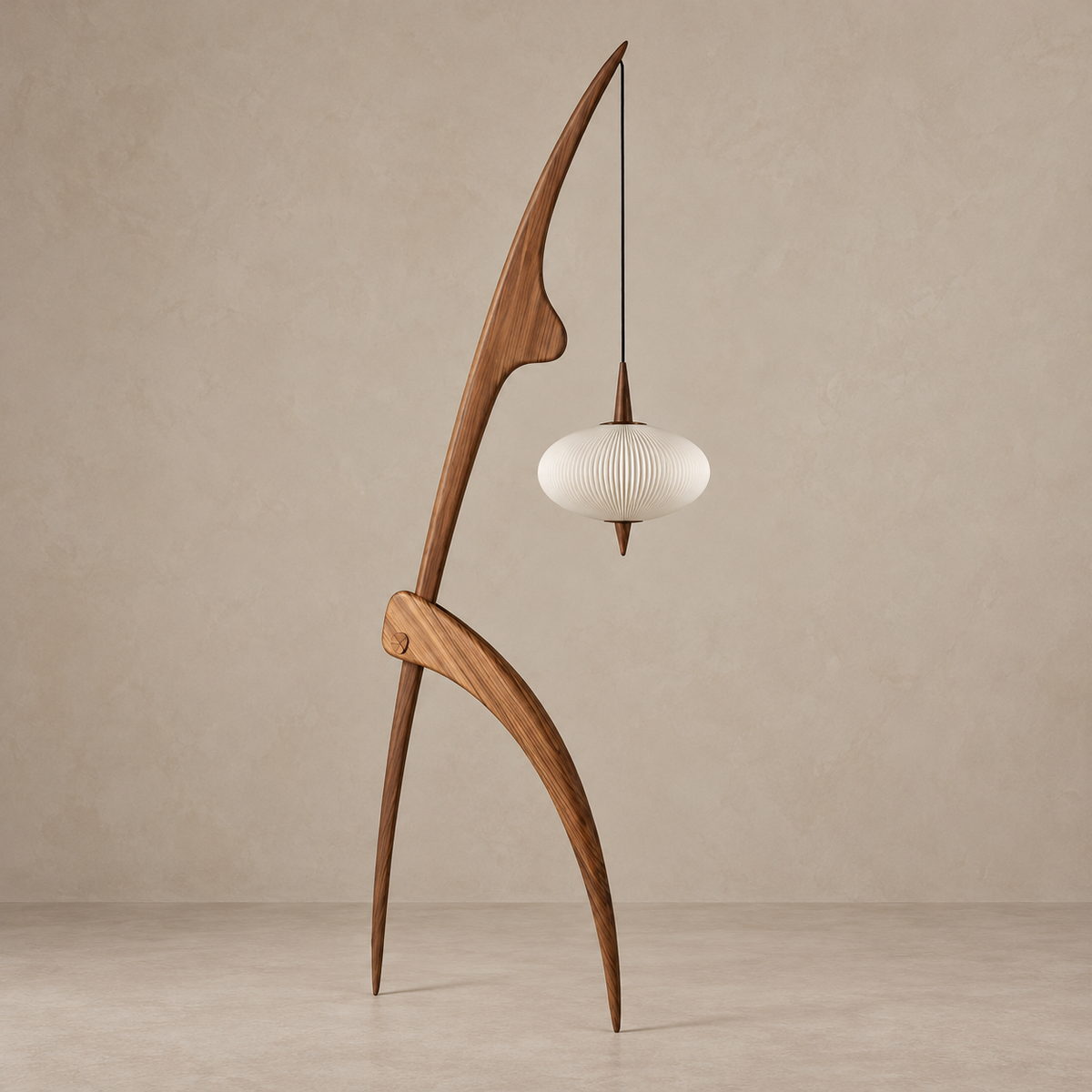 Mantis Wood Floor Lamp