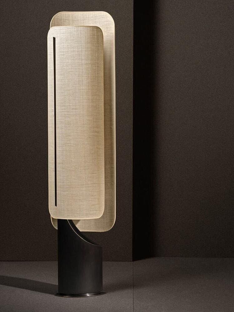 Unique Floor Lamps for Bedroom Living Room | Artisan | Linen and Resin Finish