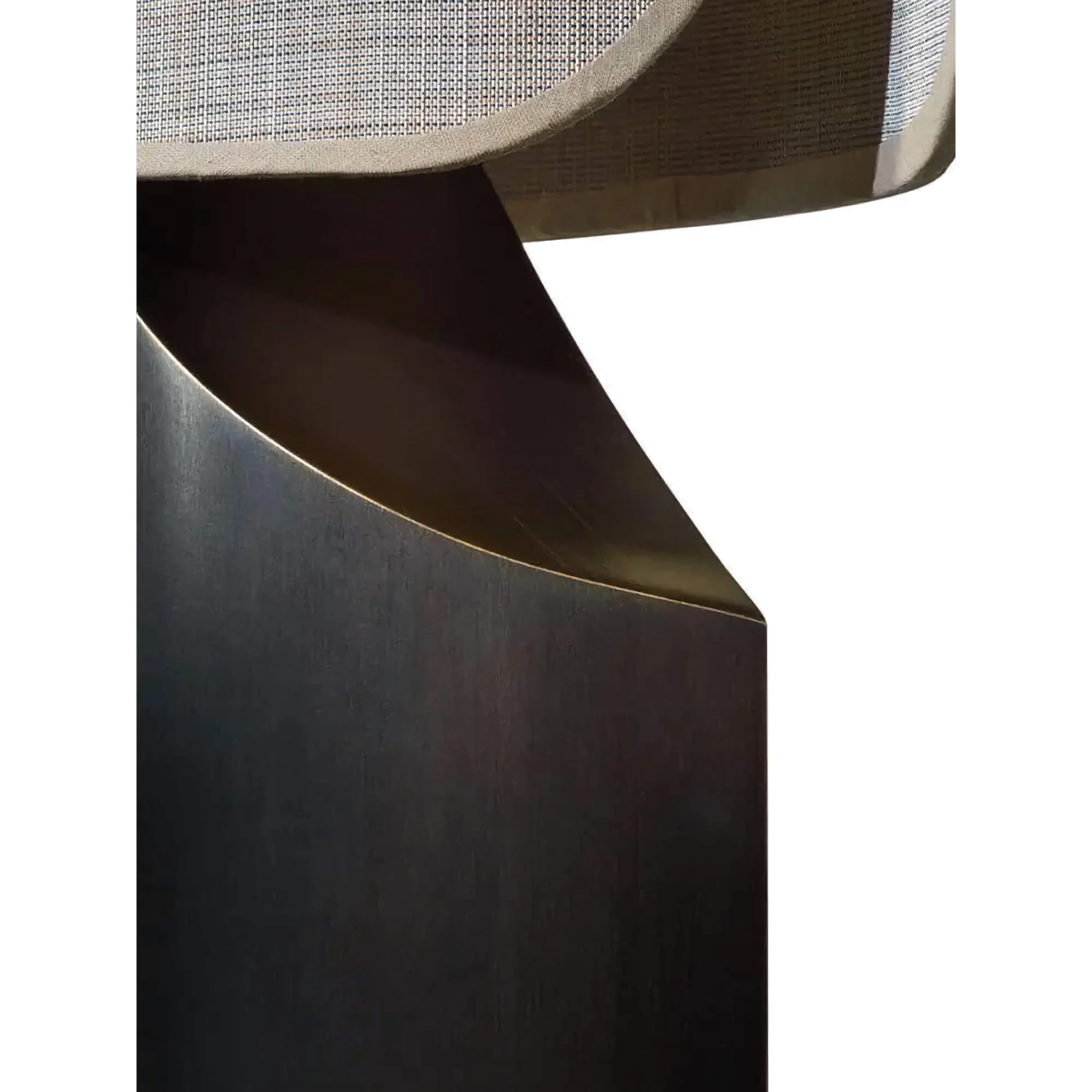 Black and Gold Linen Floor Lamp – Italian Designer Sculptural Modern for Living Room Casalolalights Luxury Lamps