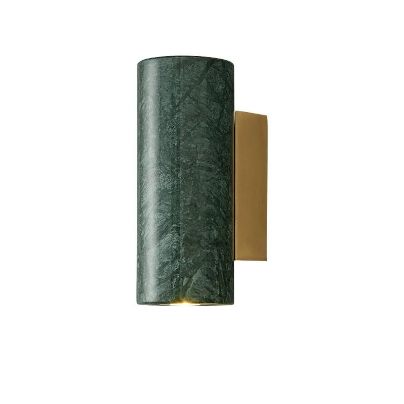 Small Genuine Marble Block Wall Sconce | Low Profile Bedside Reading Light 6 Colors/shapes 2700k Casalola Lights Luxury