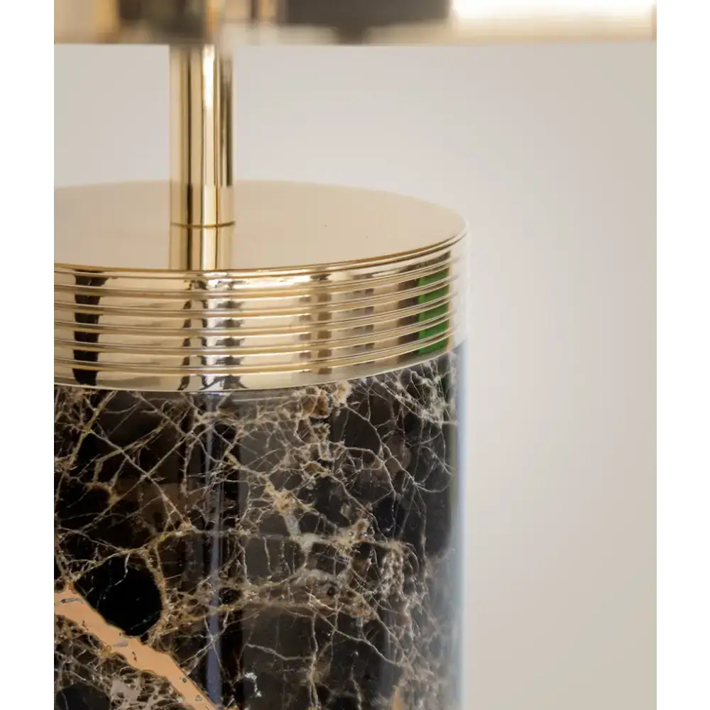 Marble & Brass Table Lamp | Timeless Designer Accent - Sparta - Lamps