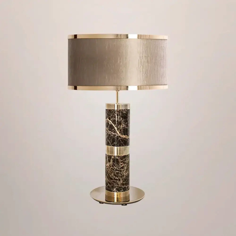 Marble & Brass Table Lamp | Timeless Designer Accent - Sparta - Lamps
