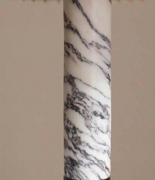 Marble and Parchment Table Lamps for Bedside Living Room | Short or Tall Stitched Shade Casalola Lights Luxury Interior