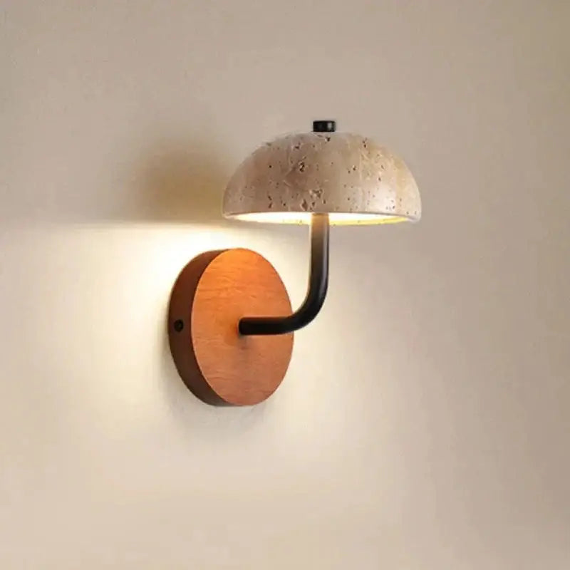 Marble Wall Lamp Natural Material Wabi-sabi Light Fixtures for Bedside Living Room Corridor - Sconces