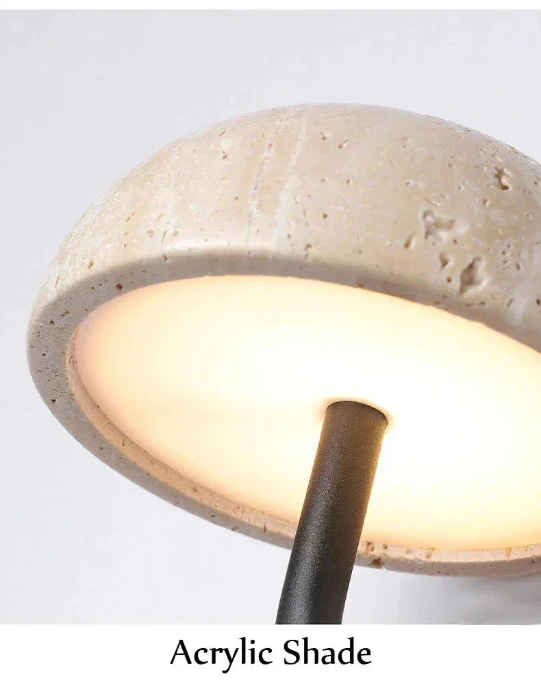 Marble Wall Lamp Natural Material Wabi-sabi Light Fixtures for Bedside Living Room Corridor - Sconces