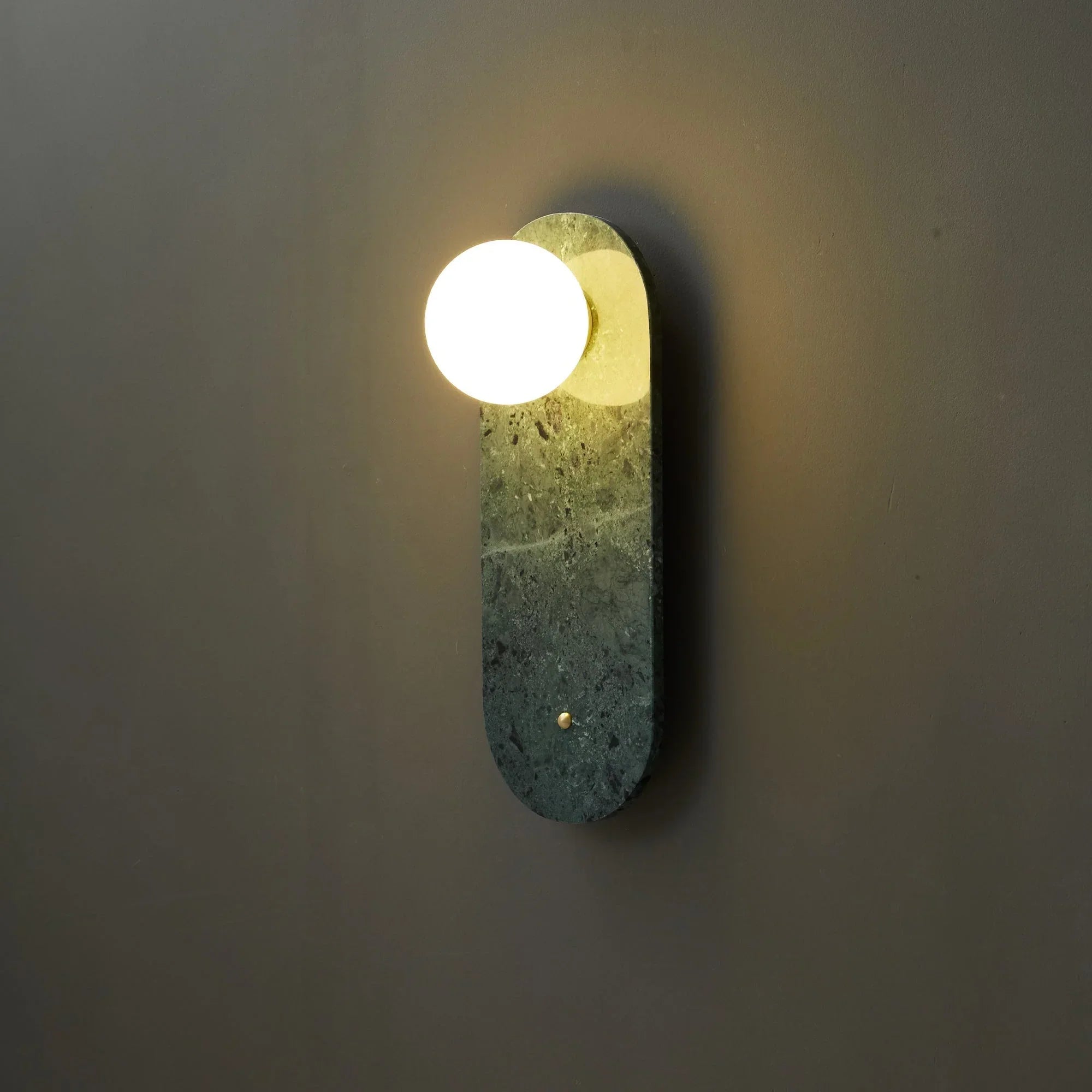 Marble Wall Sconce 32cm | Natural Stone Up-down Light Green or White Bedroom Hallway & Staircase Casalolalights Luxury
