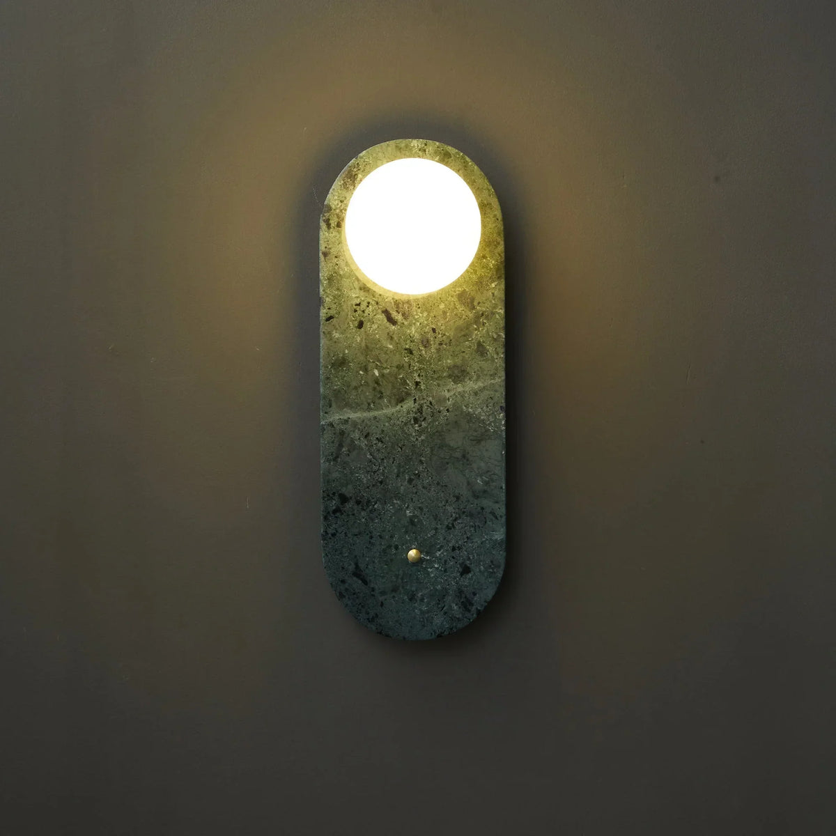 Marble Wall Sconce 32cm | Natural Stone Up-down Light Green or White Bedroom Hallway & Staircase Casalola Lights Luxury