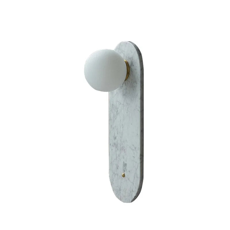 Marble Wall Sconce 32cm | Natural Stone Up-down Light Green or White Bedroom Hallway & Staircase Casalola Lights Luxury