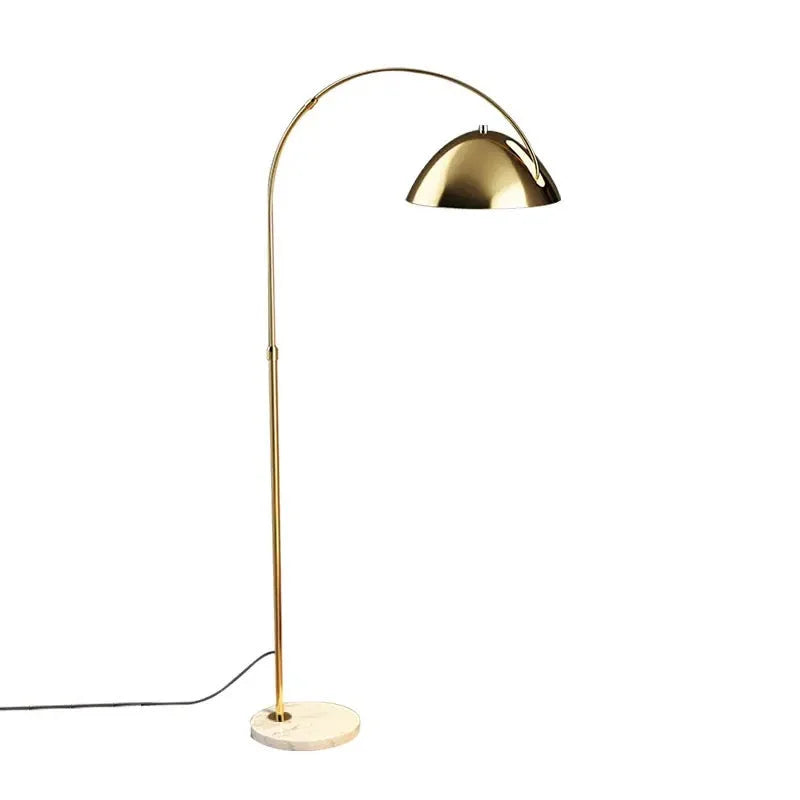 Black or Gold Arc Floor Lamp | 80cm Reach Over Sofa 182cm Tall E26/e27 Dimmable Option Casalola Lights Luxury Lamps