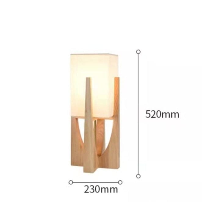 Unique Floor Lamps - Handmade in Wood and Fabric - Japanese Design