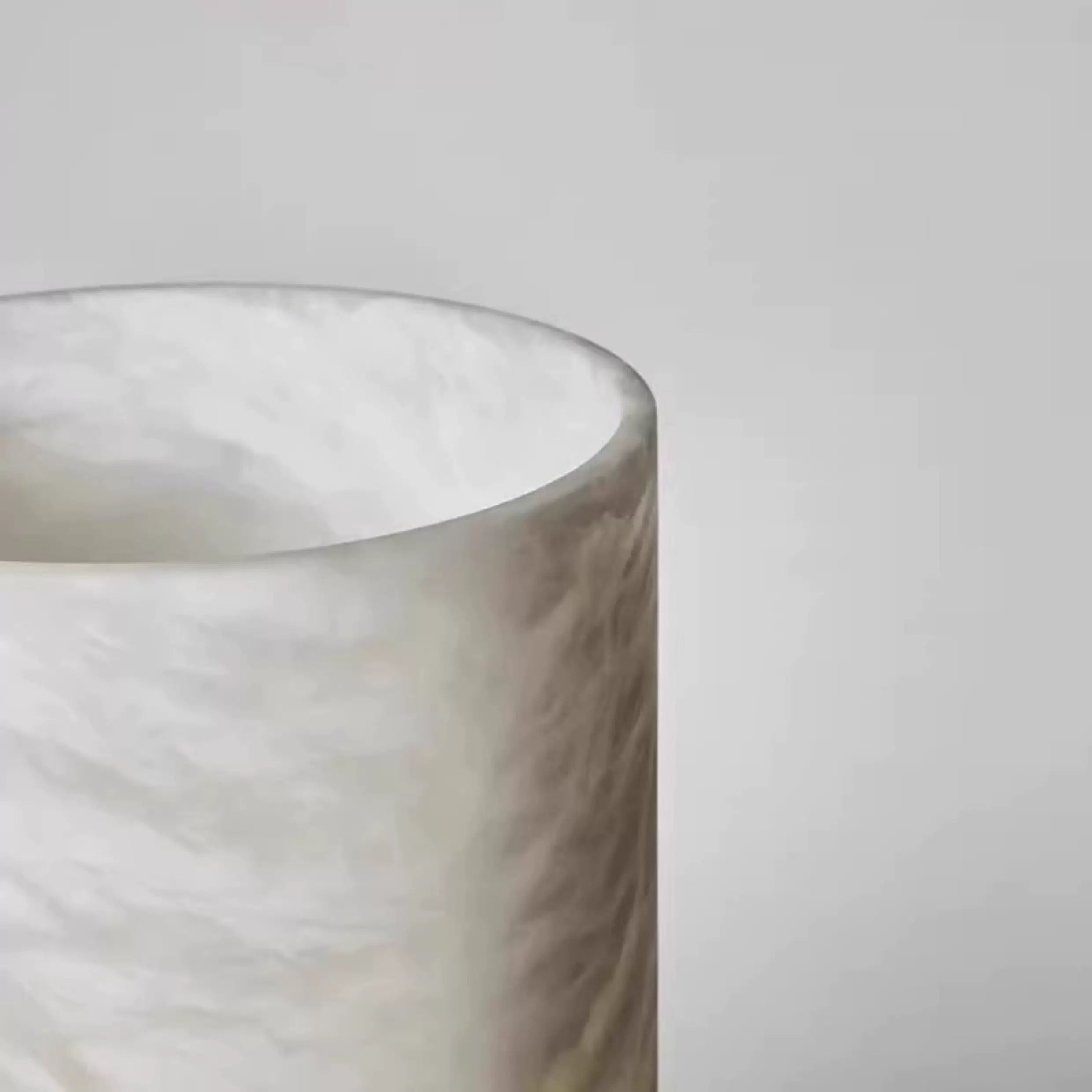Alabaster Marble Table Lamp with Bronze Base | Luxury Designer Lighting for Bedroom Living Room Casalolalights Luxury