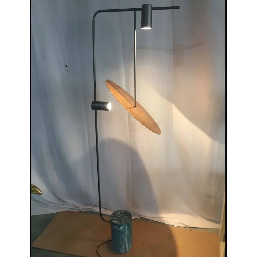Mid Modern Marble Floor Lamp for Living Room Bedroom
