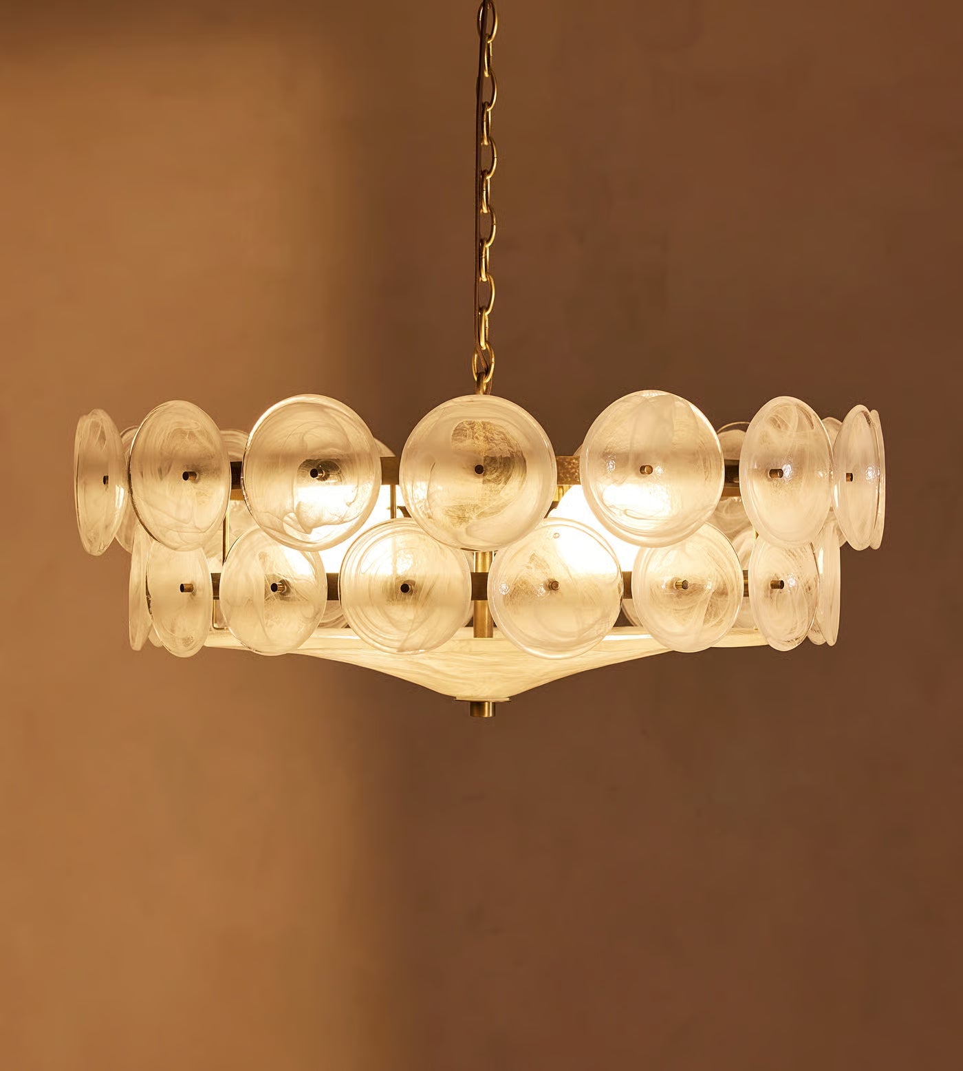 Murano Glass Milk Pendant Lamp | Art Deco Chandelier for Living Room Bedroom Hallway | Perfect Luxury Homes