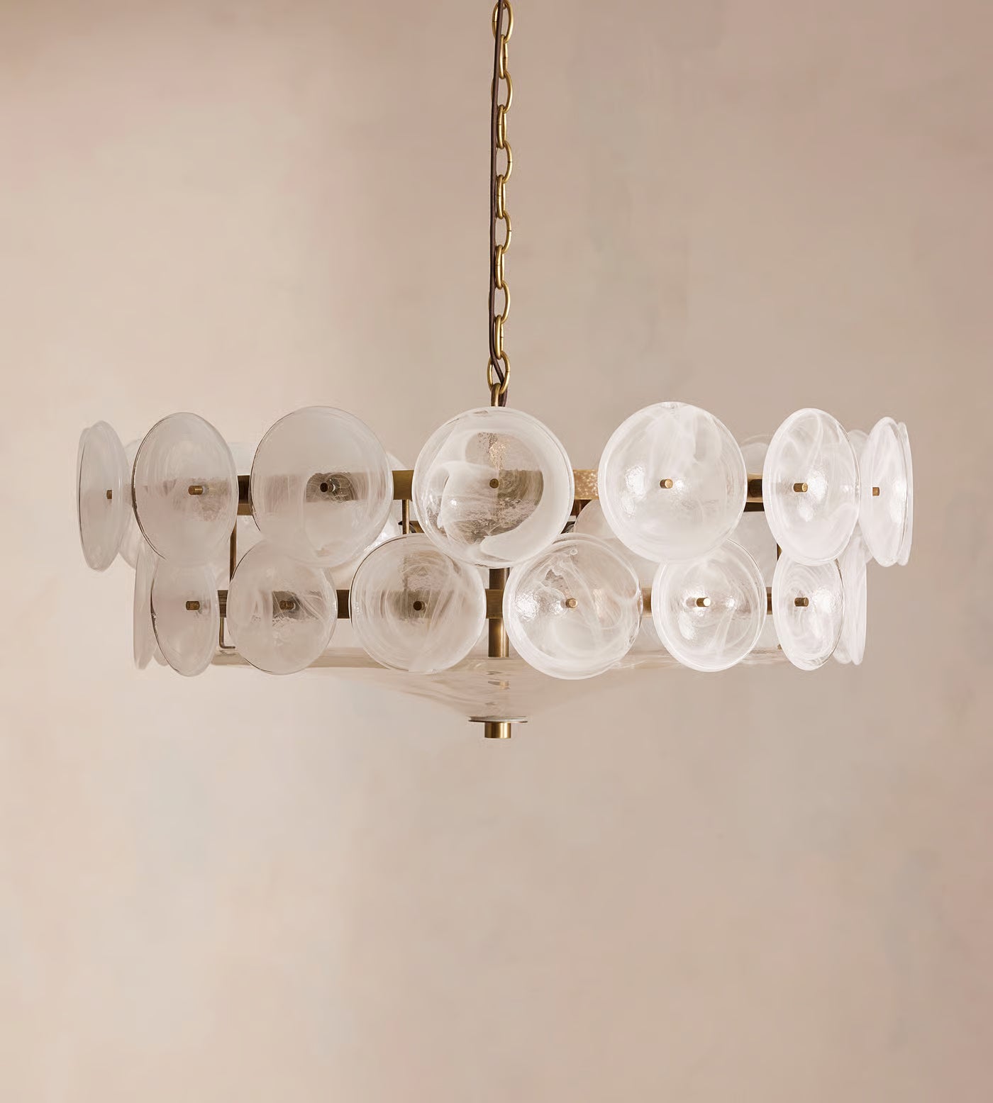 Murano Glass Milk Pendant Lamp | Art Deco Chandelier for Living Room Bedroom Hallway | Perfect Luxury Homes