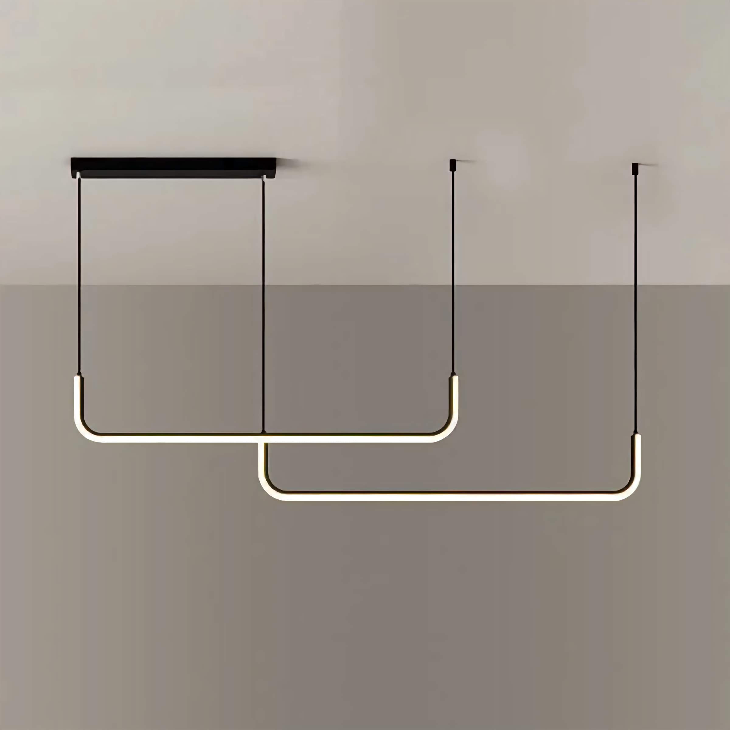 Led Kitchen Island Linear Pendant Lighting | Modern Chandelier Light for Dining Room | Casalola Casalolalights Luxury