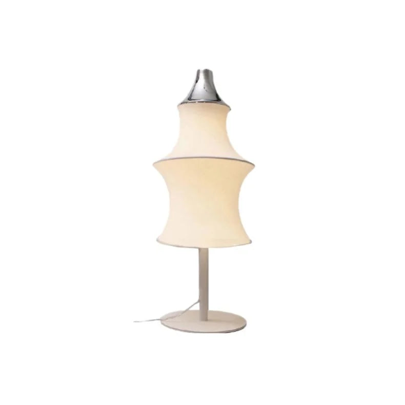 Modern Minimalism Table Lamp in Fabric and Iron for Living Room or Bedroom
