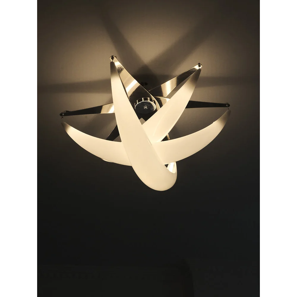 Minimalist Crescent Ceiling Light | Flush Mount Modern Atmosphere Lamp