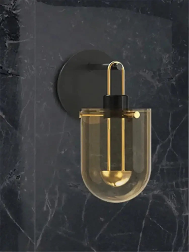 Minimalist Led Wall Lamp Bedside Sconce for Living Room - Sconces