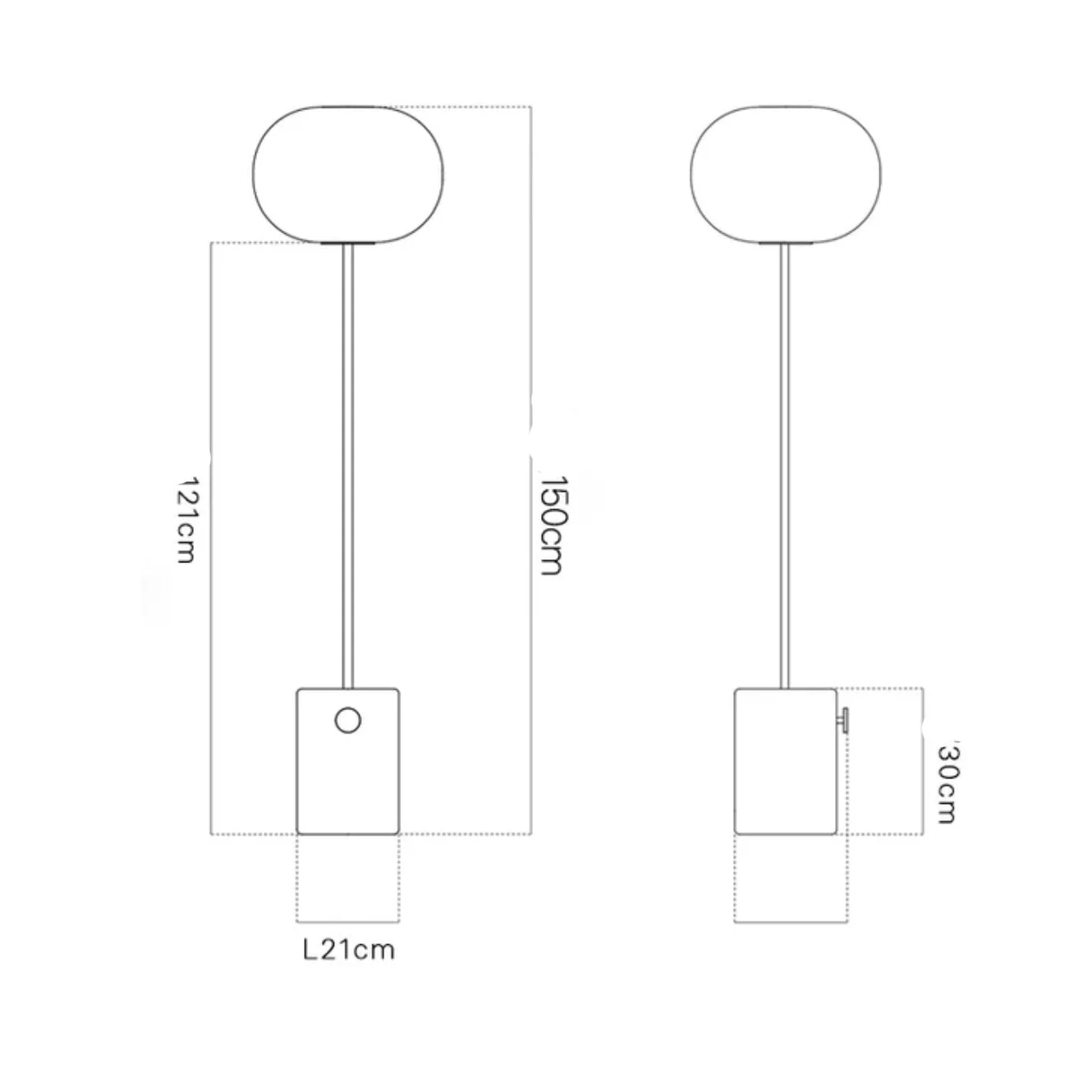 Torchiere Floor Lamps Minimalist Marble and Copper Finish