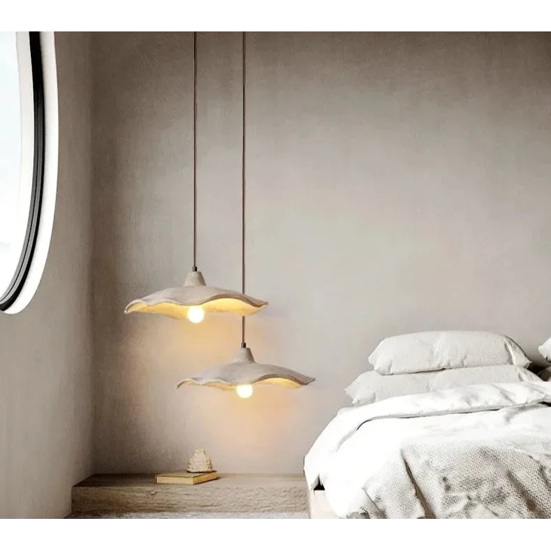 Minimalist Natural Pendant Lamps for Dining Room Kitchen Island Stairs