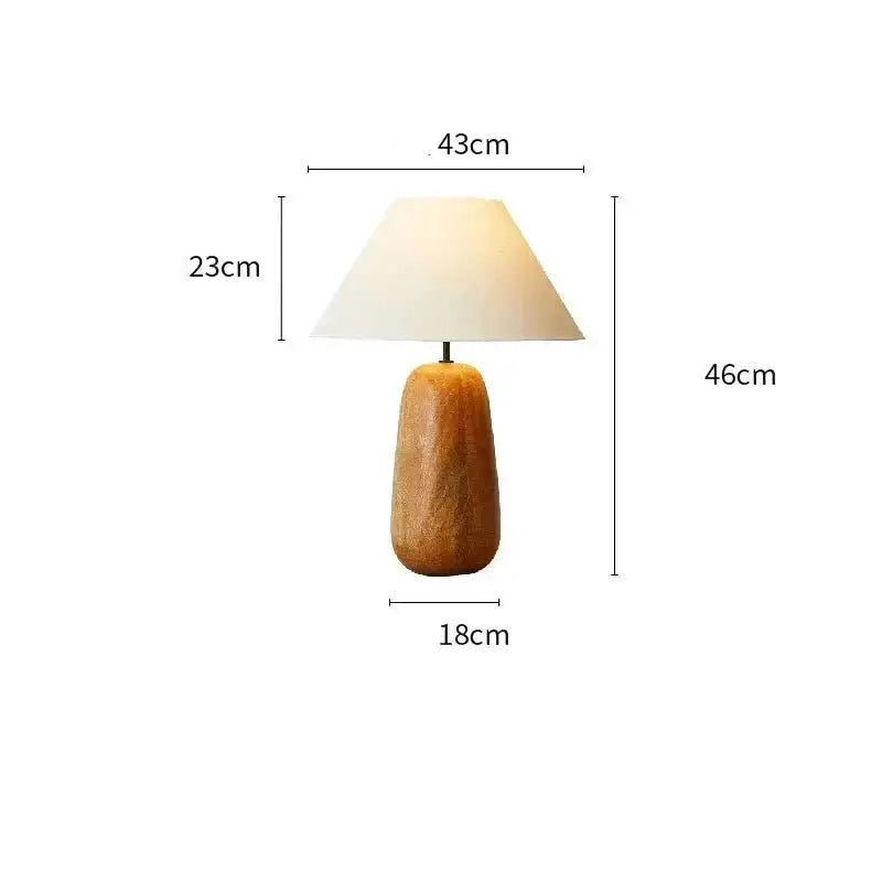 Minimalist Solid Wood Table Lamp | Bedside Lamp| Japandi Decor - Lamps