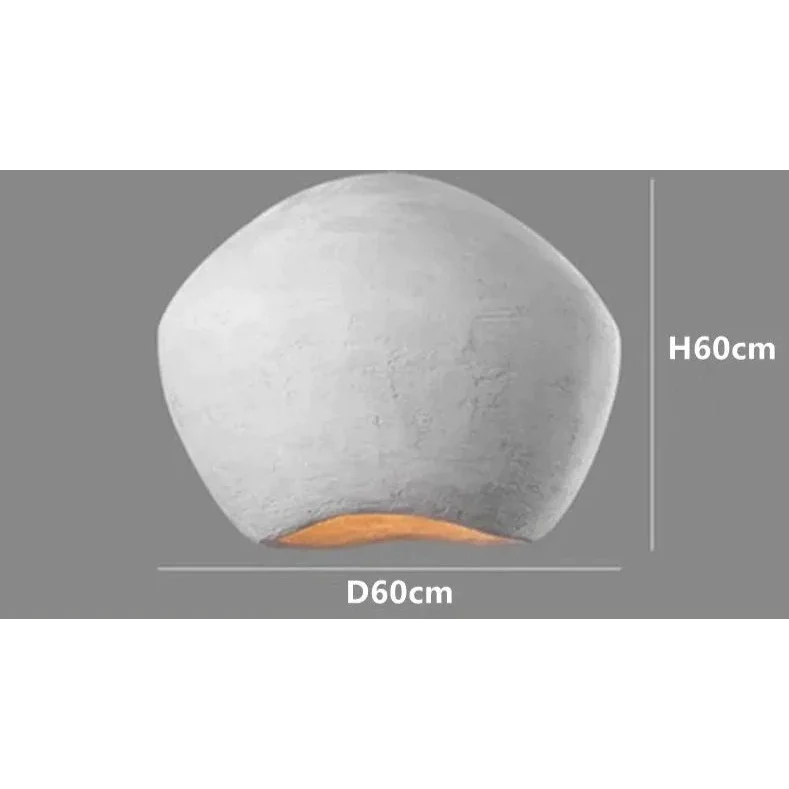 Hand Sculpted Pendant Lamp – Minimalist Modern Lighting for Restaurants Bars and Living Rooms