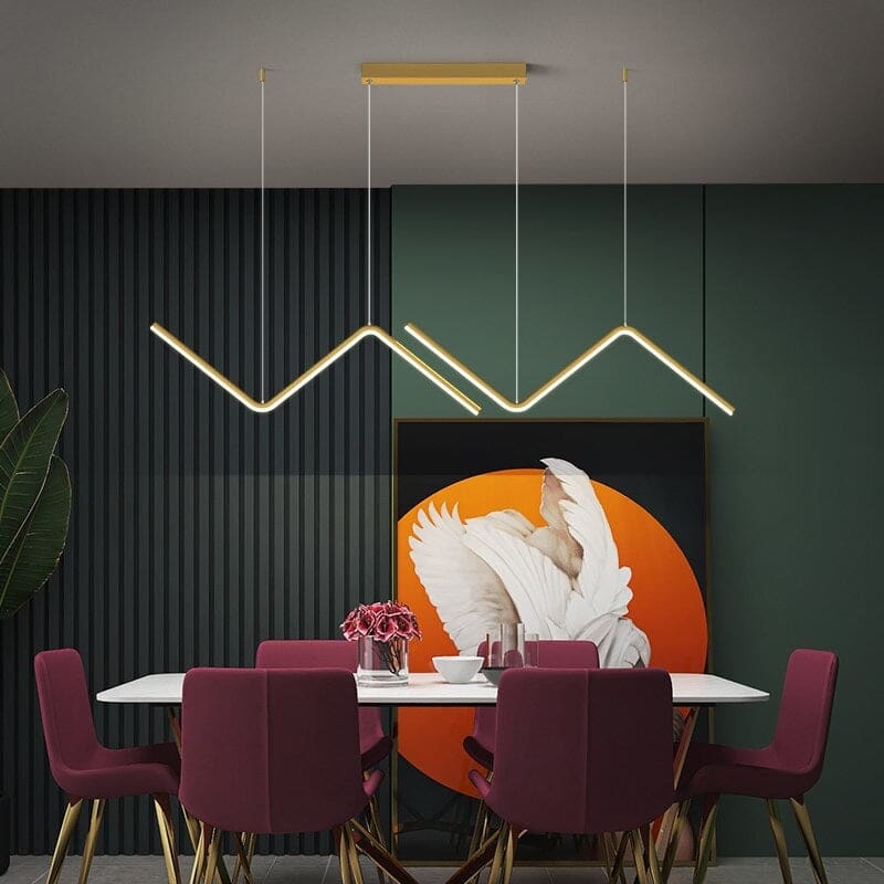 Modern Linear Pendant Lighting | Led Kitchen | Casalola - Lamps