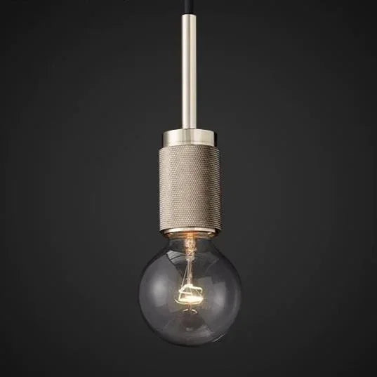 Modern Brass Disc Pendant Light – Minimalist Iron Ceiling Fixture for Dining Room or Kitchen