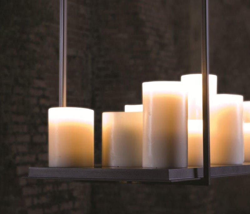 Candle Chandelier for Dining Room | Black Finish | Casalola Lights - Chandeliers