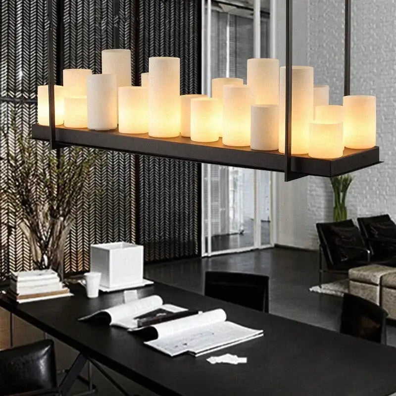 Candle Chandelier for Dining Room | Black Finish | Casalola Lights - Chandeliers