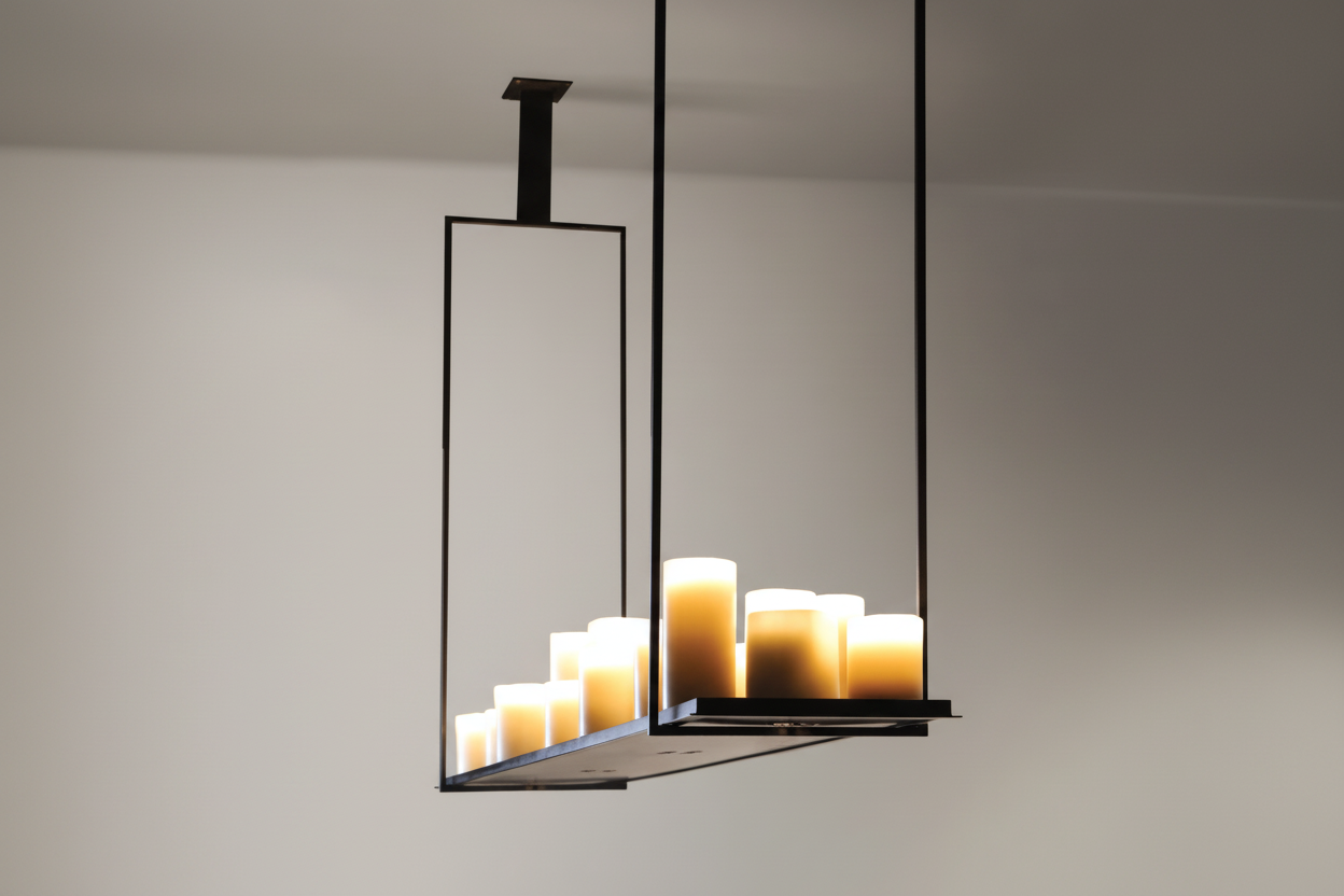 MODERN CANDLE PENDANT LIGHT