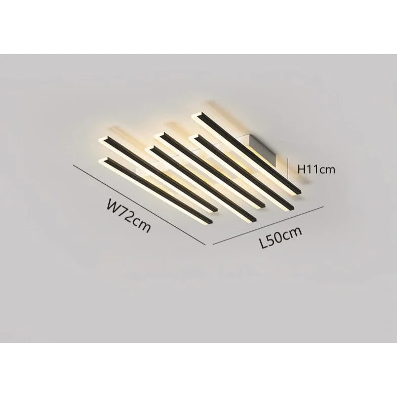 Modern Flush Mount | Multi Led Bar Ceiling Lamps | Low Lighting | Casalola