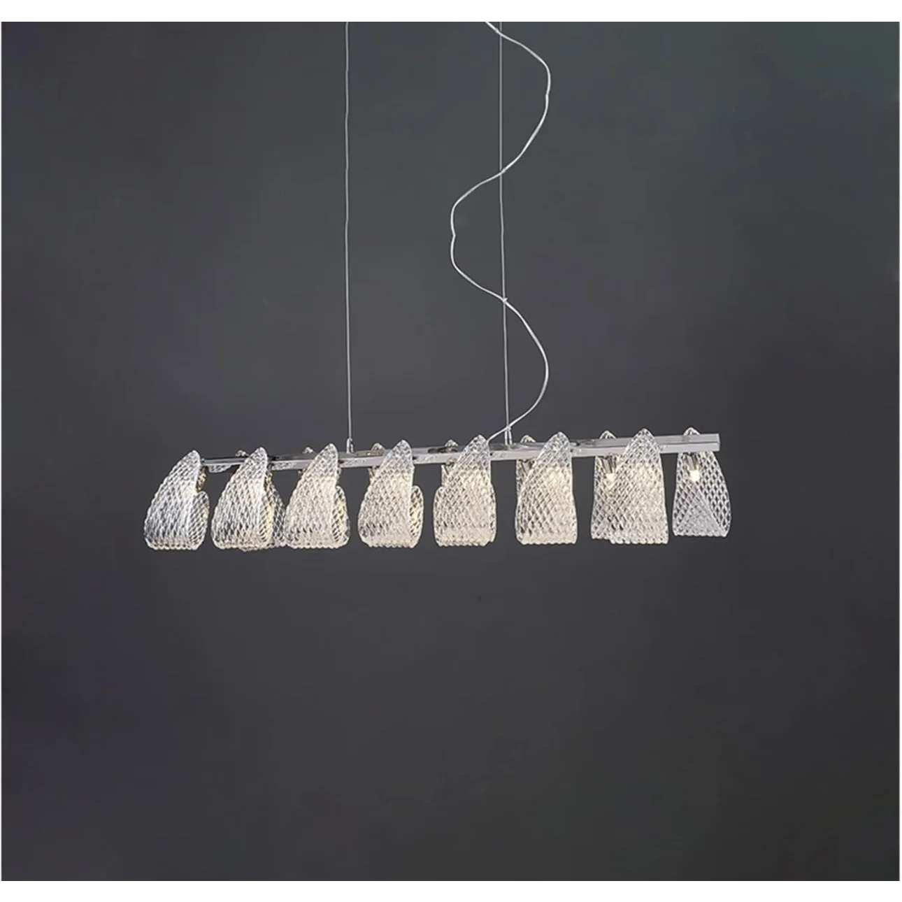 Modern Murano Glass Chandelier for Living Room and Dining Area