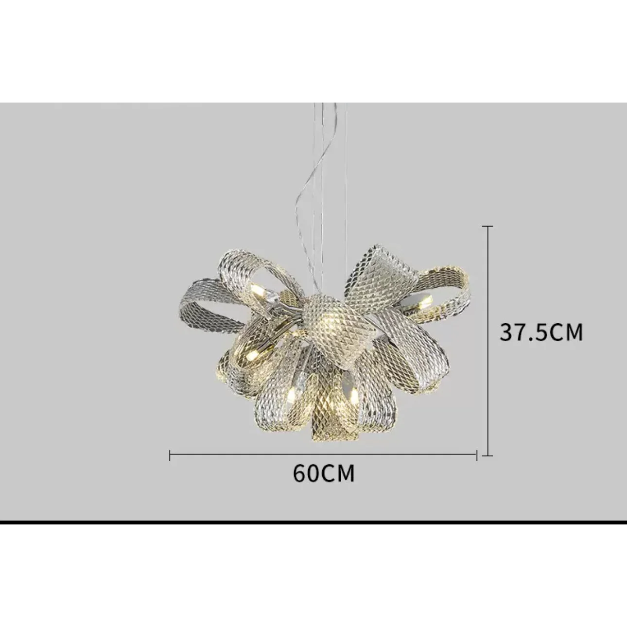 Modern Murano Glass Chandelier for Living Room and Dining Area