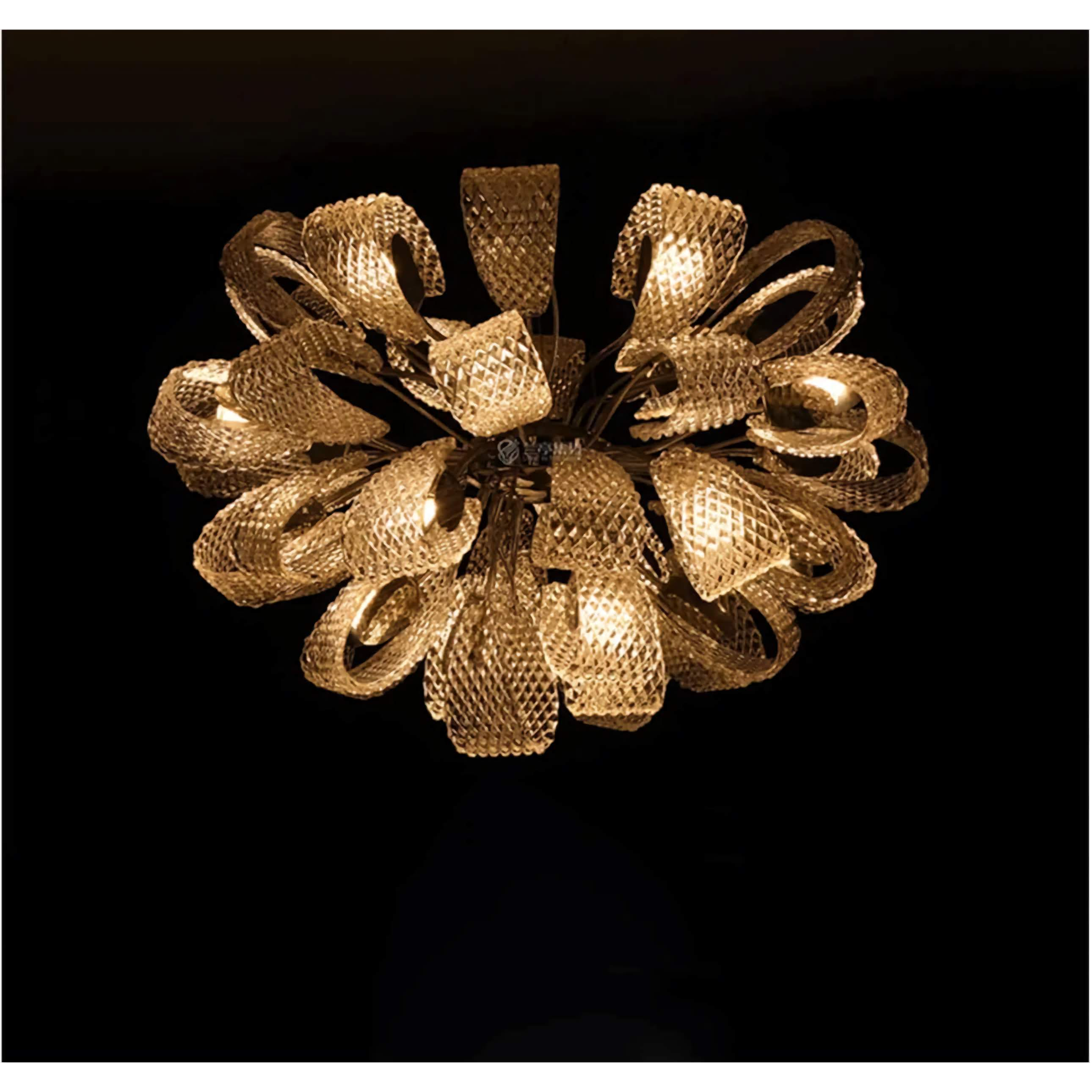 Modern Murano Glass Chandelier for Living Room and Dining Area