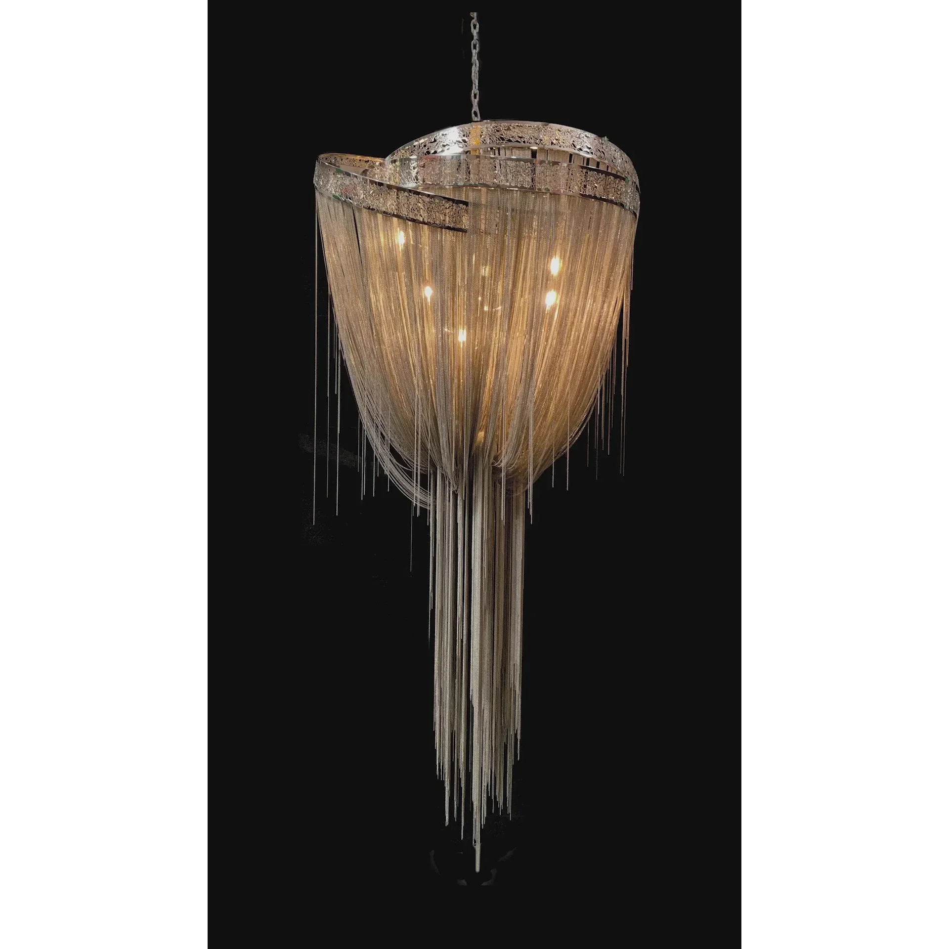 Modern Crystal Chandelier – Elegant Ceiling Light for Living Room Dining and Kitchen