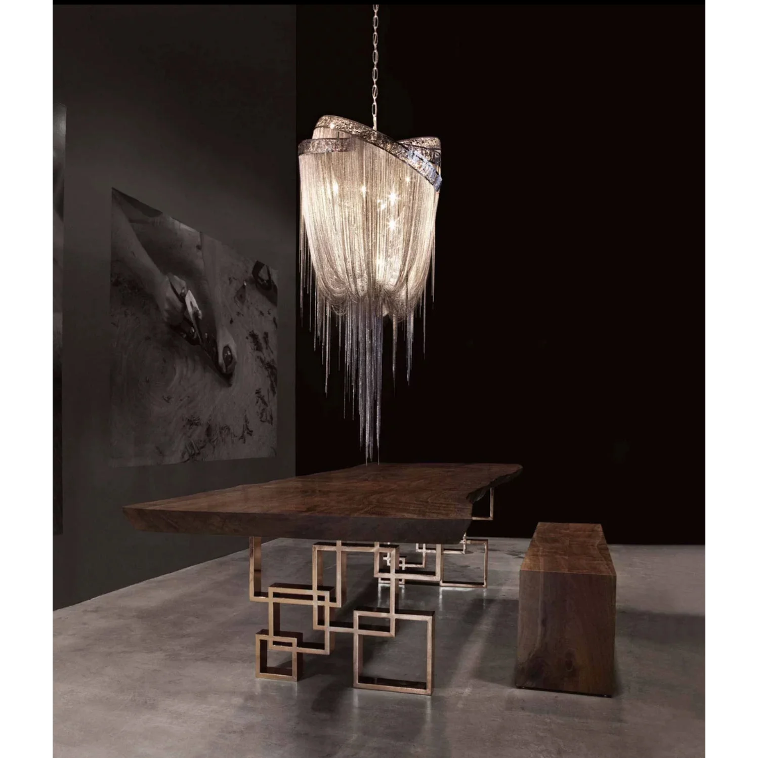 Modern Crystal Chandelier – Elegant Ceiling Light for Living Room Dining and Kitchen