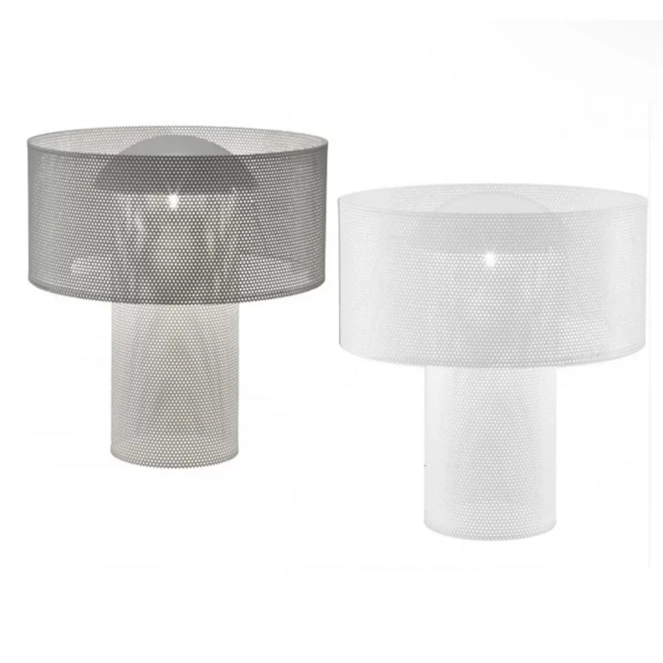 Luxury Mesh Table Lamps with Cylindrical Design – Wabi Sabi Minimalist