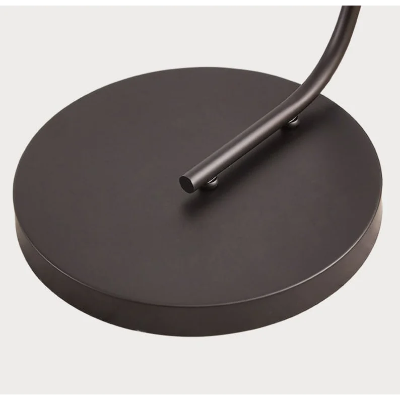 Arc Floor Lamp Stainless Steel Base Rustic Japandi Design Dimmable Modern Knitted Rattan Led