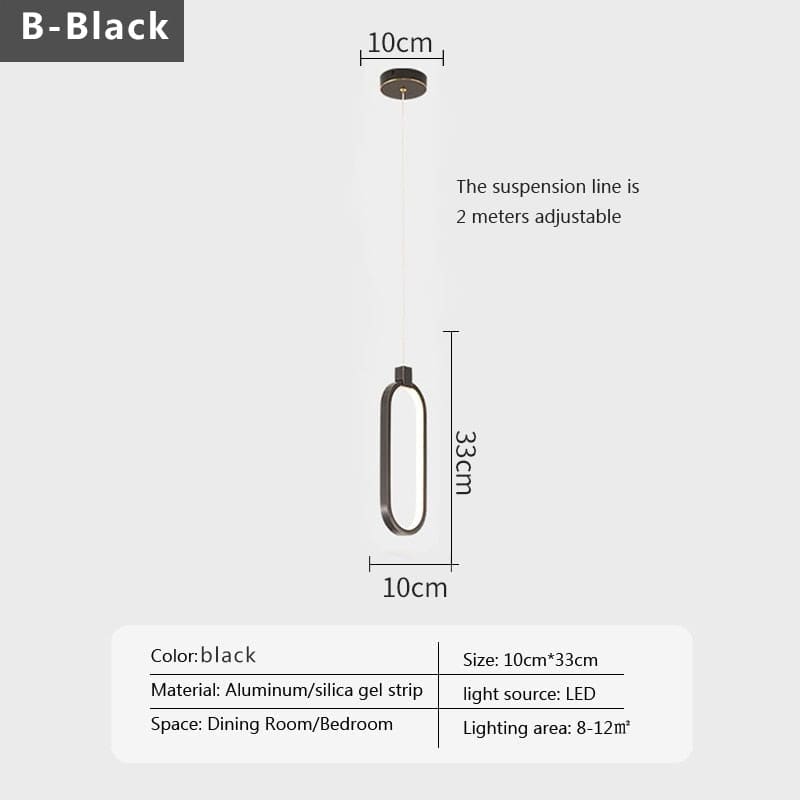 Modern Pendant Lighting | Metal Ring Led Gold Ceiling Light Fixtures | Casalola - Lamps