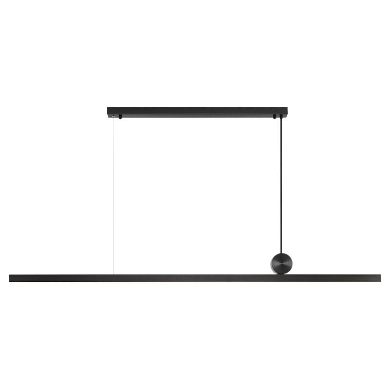 Modern Linear Led Ceiling Light Fixtures | Kitchen Pendant Lighting | Dining Room Lamps - Lamps