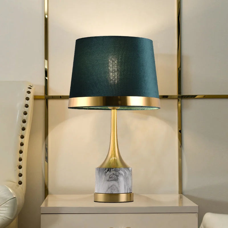 Green Luxury Bedside | Touch Table Lamp Dark Academia Design | Casalola