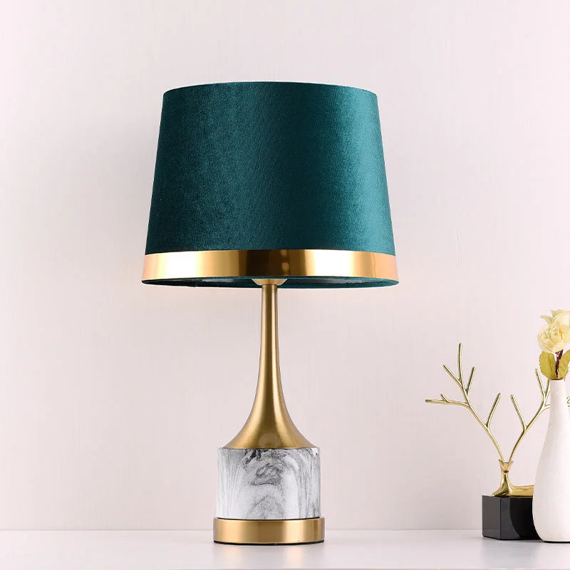 Green Luxury Bedside | Touch Table Lamp Dark Academia Design | Casalola