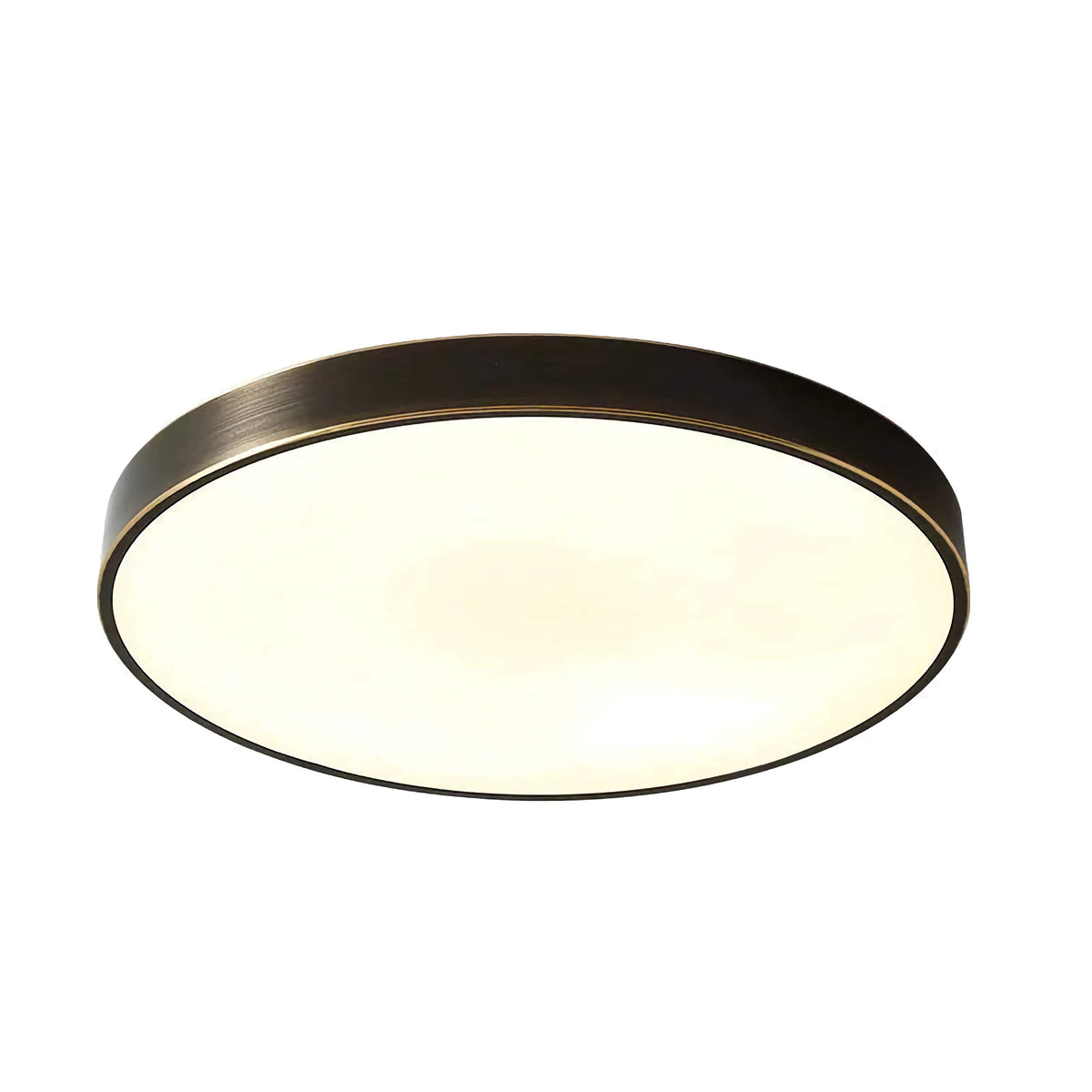 MODERN MINIMALISM BLACK COPPER FLUSH MOUNT CEILING LIGHT