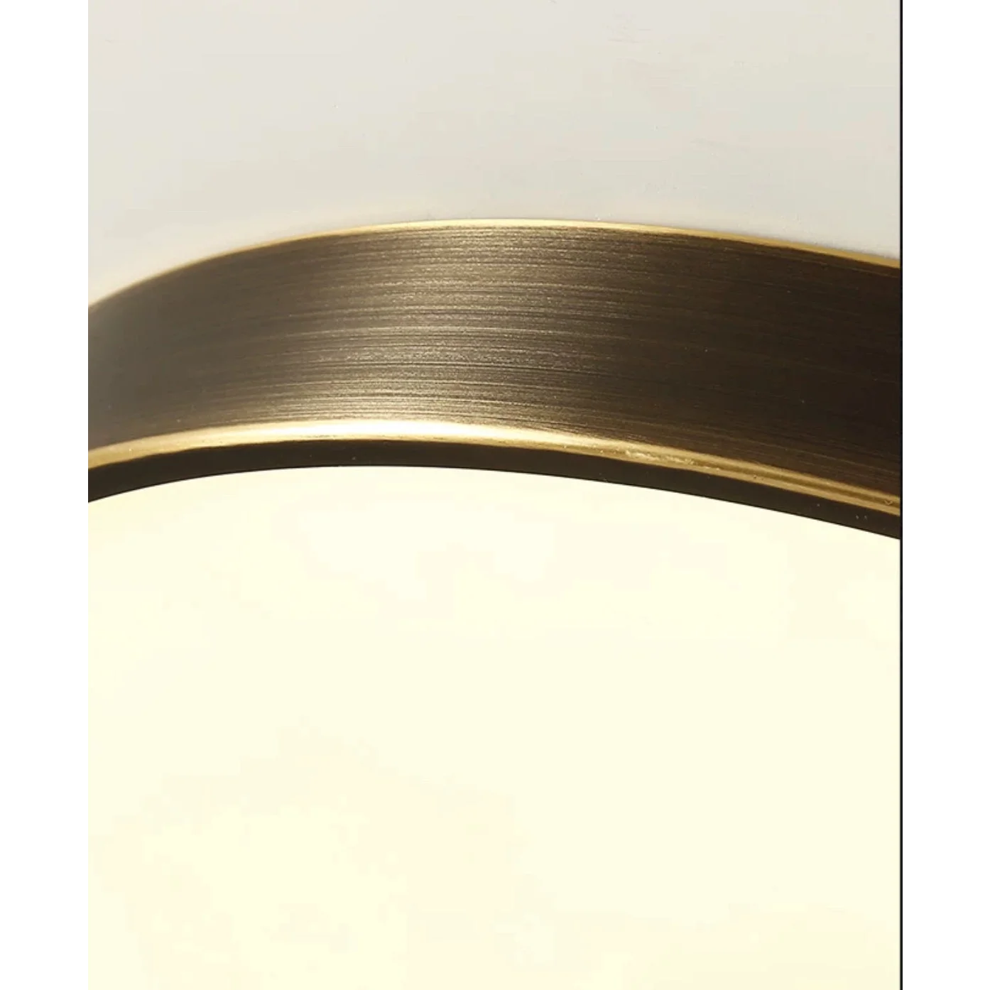 Modern Minimalism Black Copper Flush Mount Ceiling Light for Low