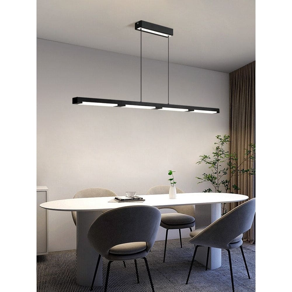 Modern Led Semi-flush Mount | Black Kitchen Pendant Lighting | Casalola - Lamps