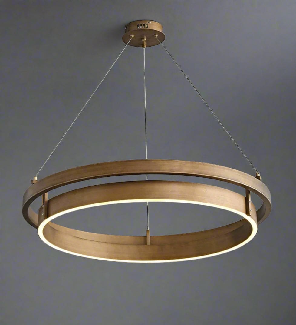 Ring Chandelier for Living Room | Bronze Finish | Casalola Lights - Chandeliers