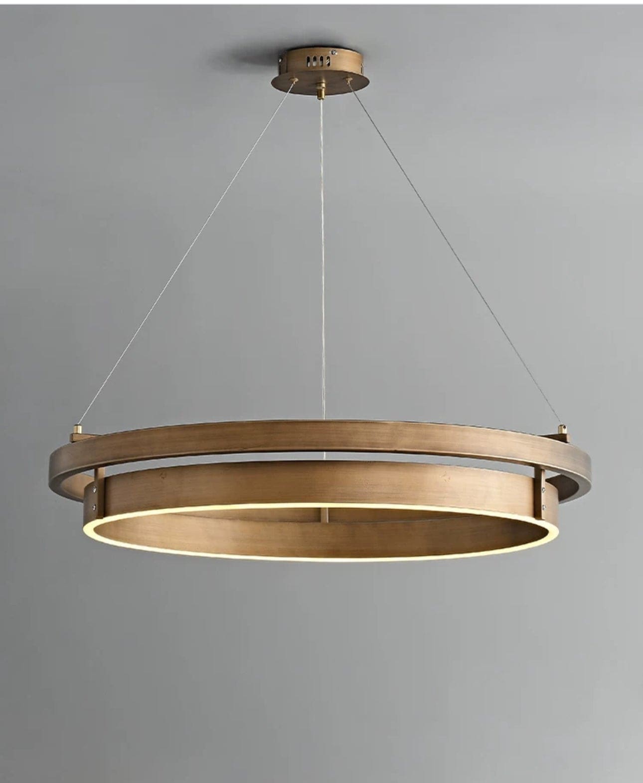 Ring Chandelier for Living Room | Bronze Finish | Casalola Lights - Chandeliers