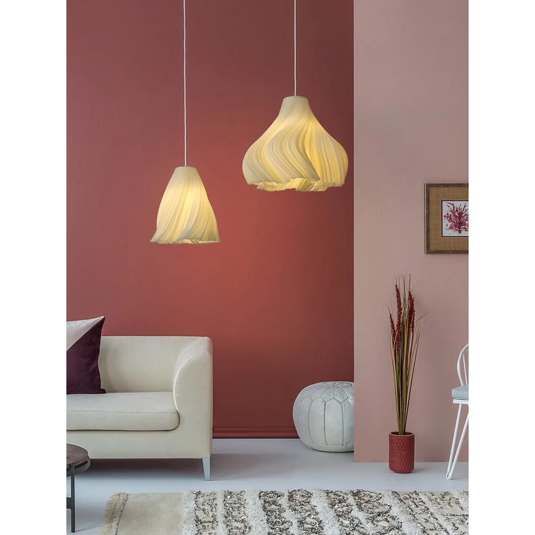 Modern Pendant Lighting | Hanging Lights for Kitchen | White Minimalist Ceiling | Casalola