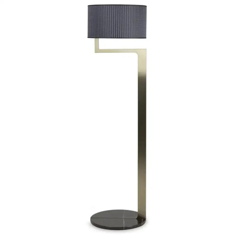 Modern Sculptural Metal Floor Lamp | Architectural Statement Piece | Black - Lamps